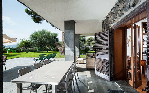 Feriebolig Lampara: Balkong / terrasse / uteplass, Utendørs