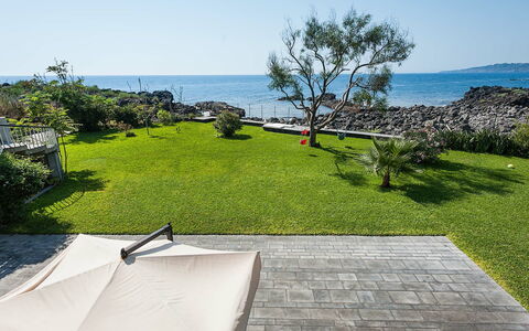 Feriebolig Lampara: Balkong / terrasse / uteplass, Utendørs