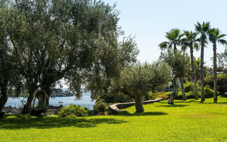 Feriebolig Casetta: Hage