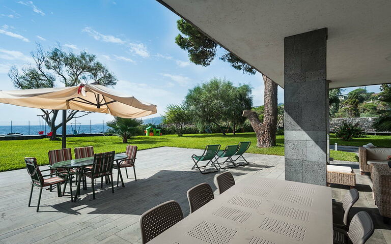 Feriebolig Lampara: Balkong / terrasse / uteplass, Utendørs