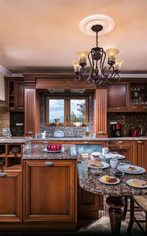 Villa Bella Mare: Kjøkken, Lunsjrom