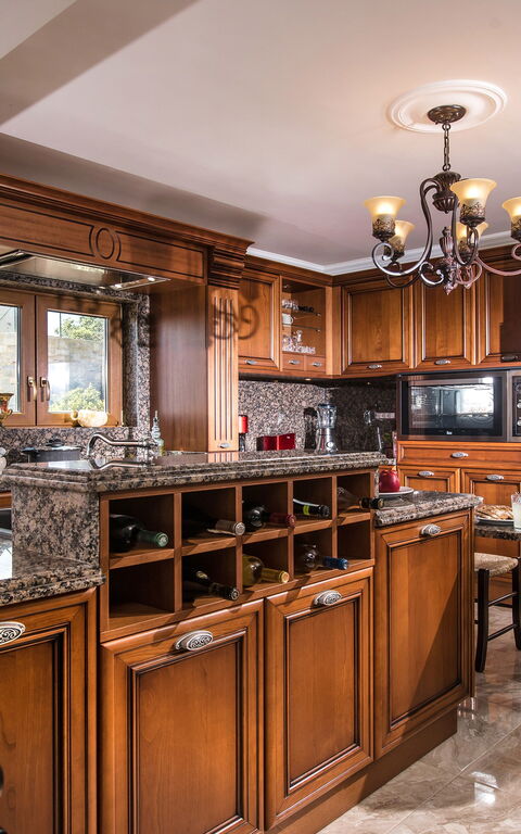 Villa Bella Mare: Kjøkken, Lunsjrom