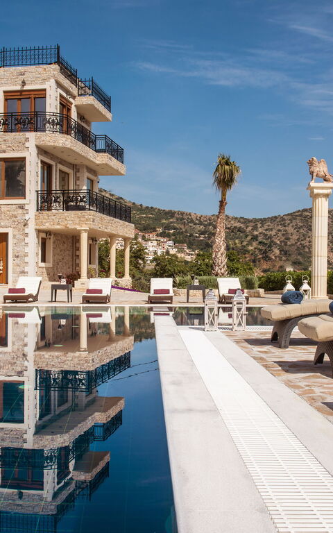 Villa Bella Mare: basseng, Eksteriør