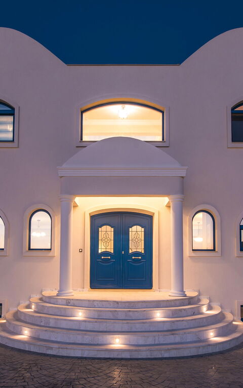 Villa Santor: Eksteriør, Hovedinngang