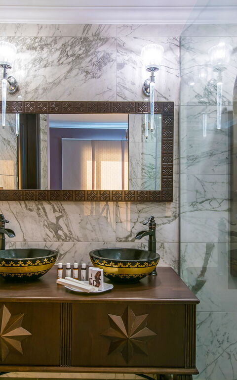 Villa Kalliste: Baderom