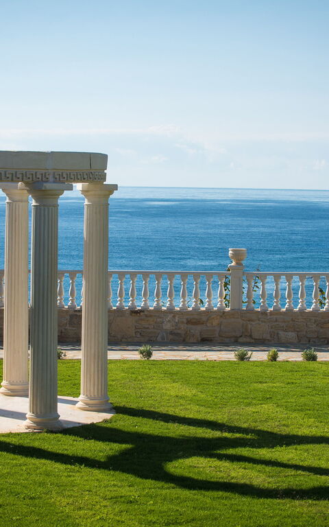 Villa Kalliste: Hage, Visningar