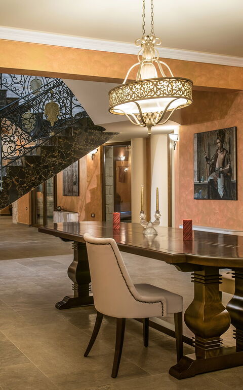 Villa Kalliste: Fellesrom, Stue