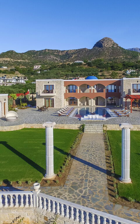 Villa Kalliste: basseng, Eksteriør, Hage