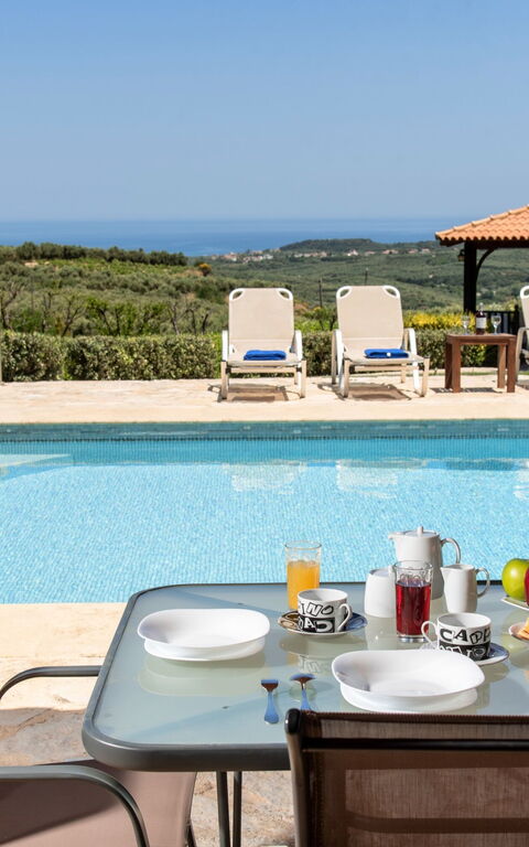 Villa Rodia: basseng, Visningar