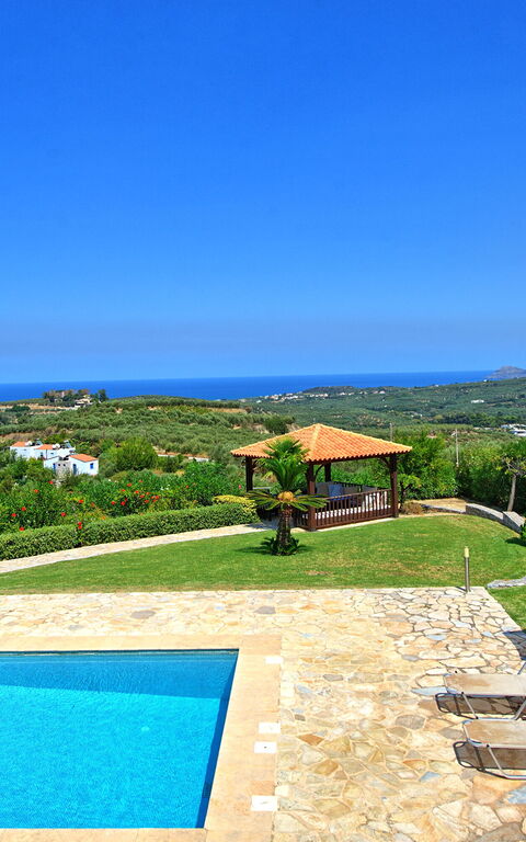 Villa Rodia: basseng, Hage, Sommer, Utendørs, Visningar