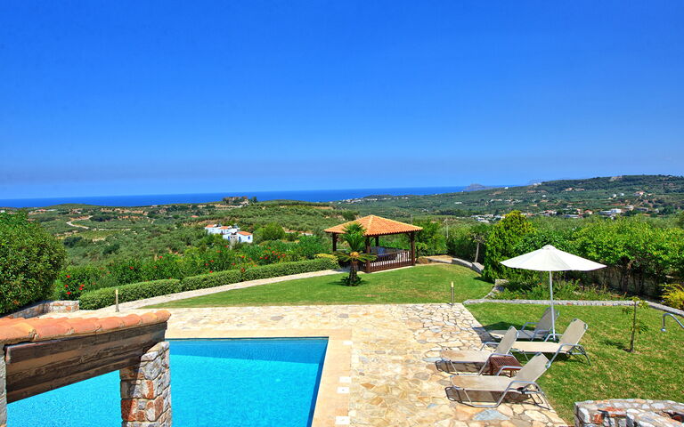 Villa Rodia: basseng, Hage, Sommer, Utendørs, Visningar