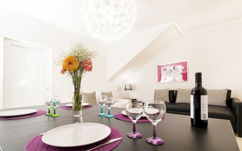 Feriebolig Aria 1: Lunsjrom, Stue