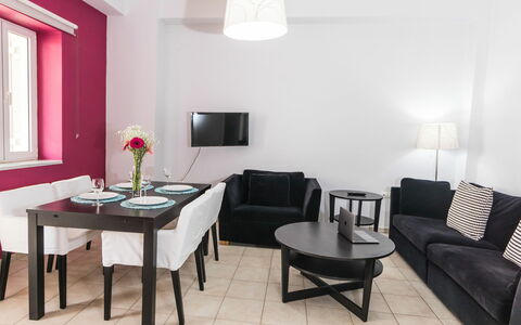 Feriebolig Aria 2: Lunsjrom, Stue