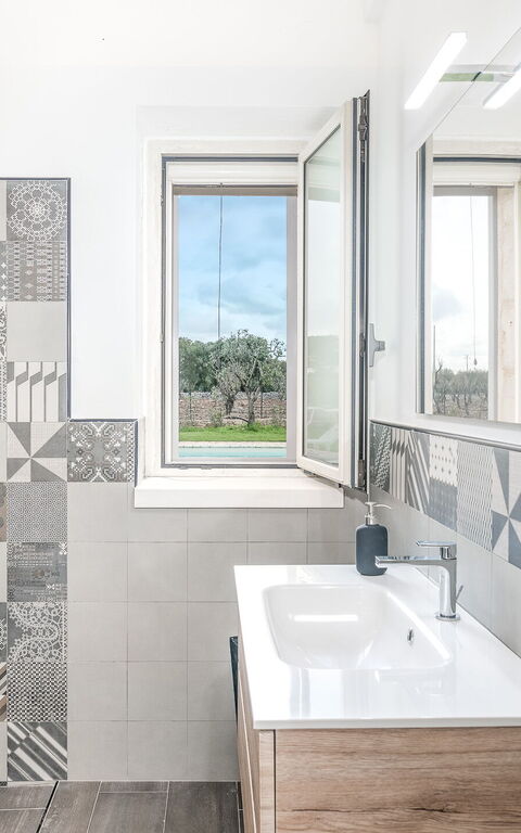 Villa Trullina: Baderom