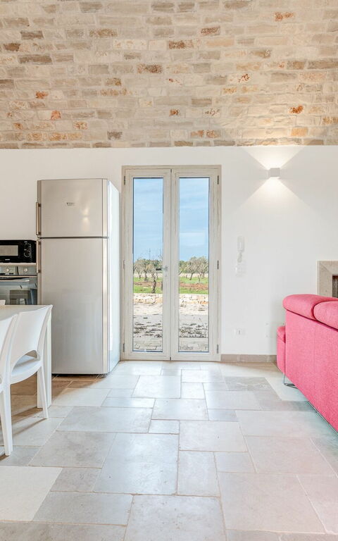 Villa Trullina: Kjøkken, Lunsjrom, Stue