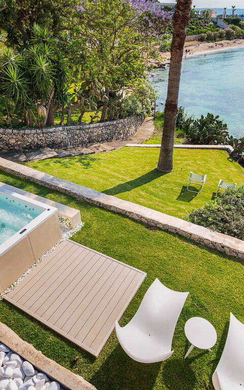 Villa Artemare: boblebad, Eksteriør, Hage, Utendørs, Visningar