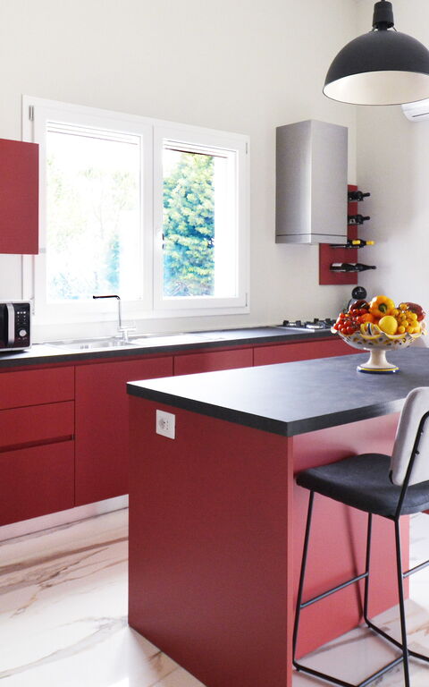 Villa Pica: Kjøkken, Lunsjrom