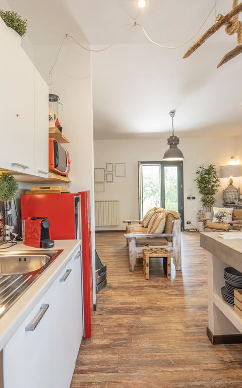 Villa Natura: Kjøkken, Lunsjrom, Stue