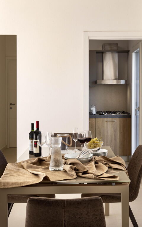 Villa Vera: Kjøkken, Lunsjrom