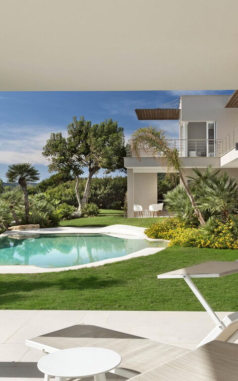 Villa Vera: Balkong / terrasse / uteplass, basseng, Hage, Utendørs, Visningar