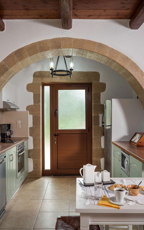 Villa Gianna: Kjøkken, Stue