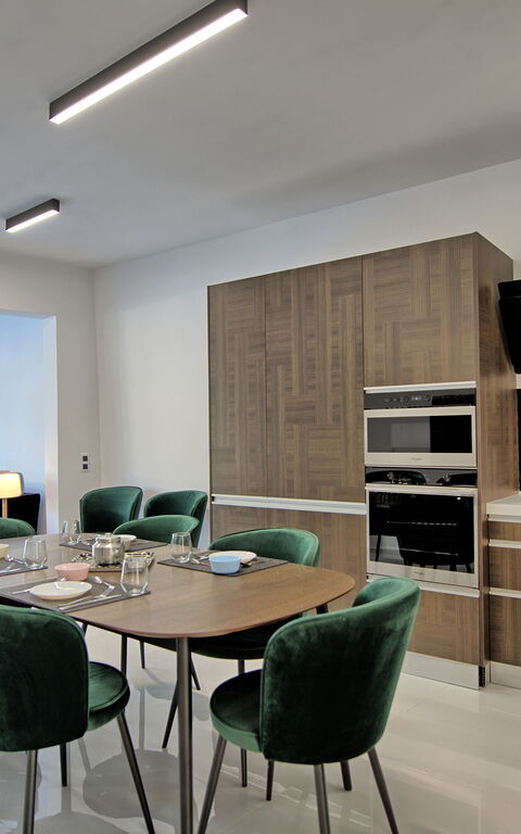 Casa Cafenio: Kjøkken, Lunsjrom, Stue