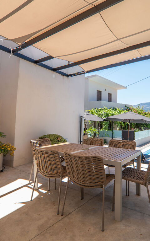 Casa Cafenio: Balkong / terrasse / uteplass, basseng, Utendørs