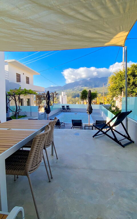 Casa Cafenio: Balkong / terrasse / uteplass, basseng, Eksteriør, Utendørs