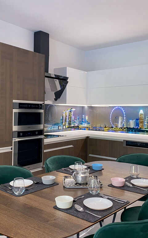 Casa Cafenio: Kjøkken, Lunsjrom