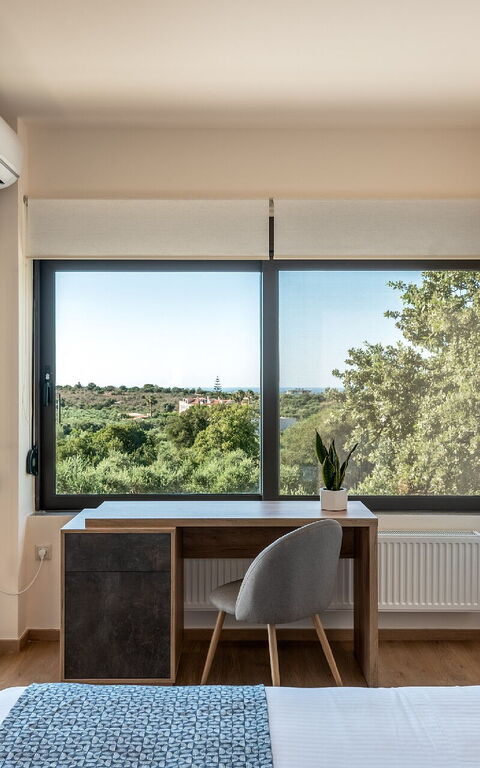 Aelia: Balkong / terrasse / uteplass, soverom, Visningar