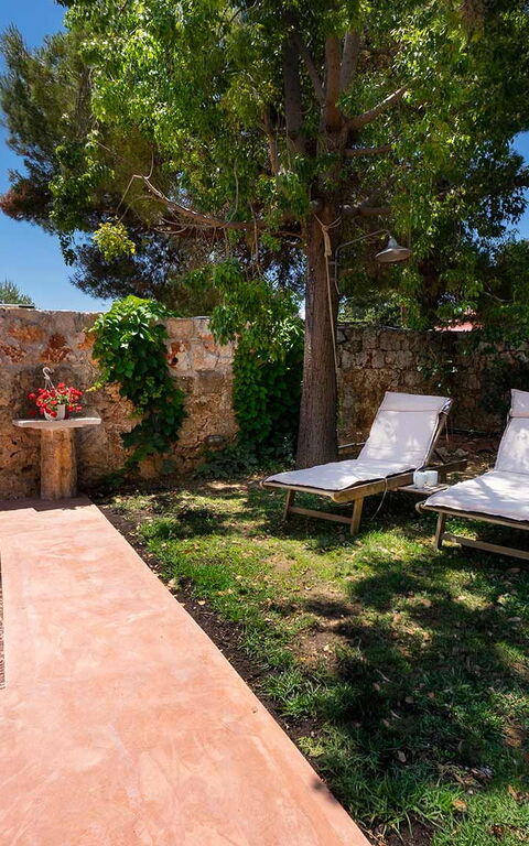 Villa Giani: Hage, Utendørs