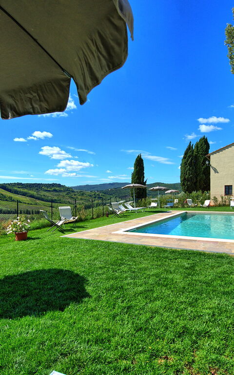 Montauto: basseng, Eksteriør, Hage