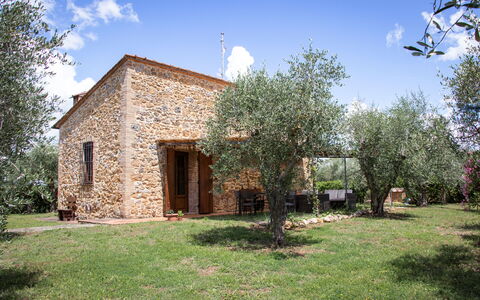 Feriebolig Capanna: Eksteriør, Hage