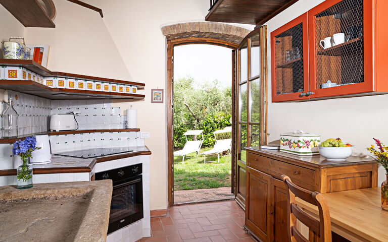 Feriebolig Capanna: Kjøkken, Lunsjrom