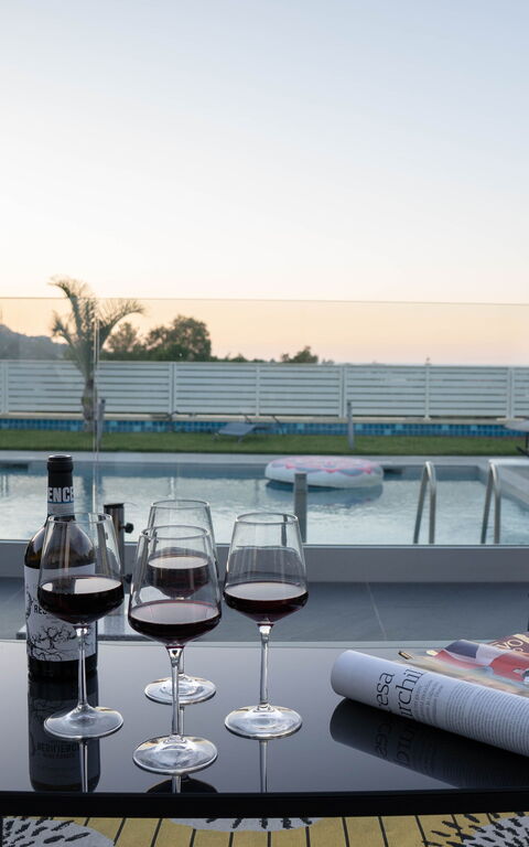 Villa Vincenzo: Balkong / terrasse / uteplass, basseng, Utendørs, Visningar