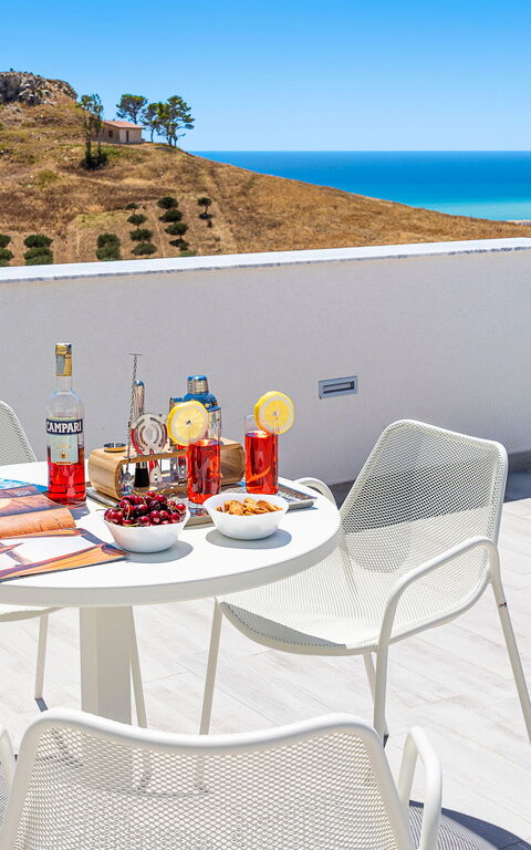 Villa Domizia: Balkong / terrasse / uteplass, Visningar