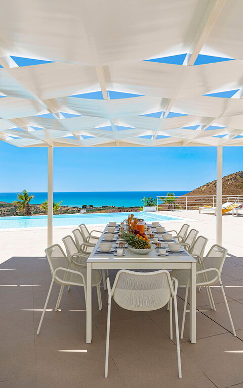 Villa Domizia: Balkong / terrasse / uteplass, Visningar