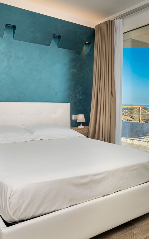 Villa Domizia: soverom