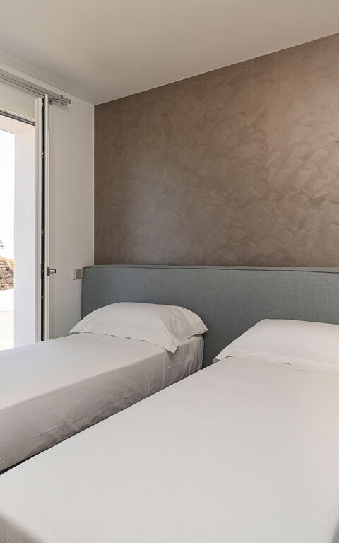 Villa Domizia: soverom