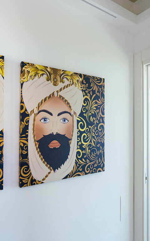 Villa Domizia: soverom