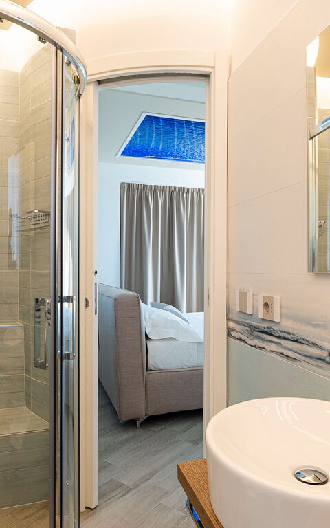 Villa Domizia: Baderom