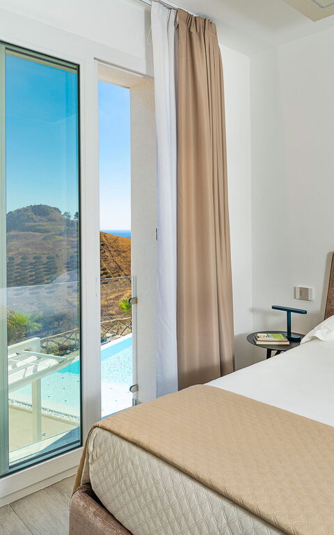 Villa Domizia: soverom