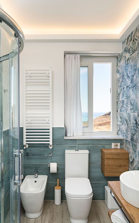 Villa Domizia: Baderom