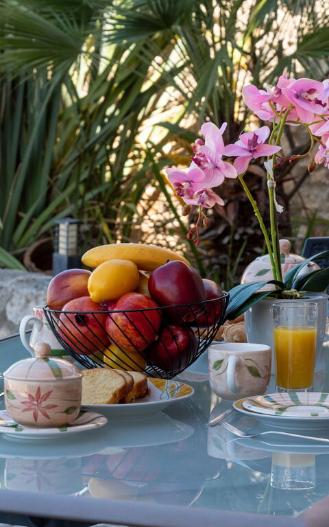 Villa Halepi: Eksteriør, Mat, Utendørs