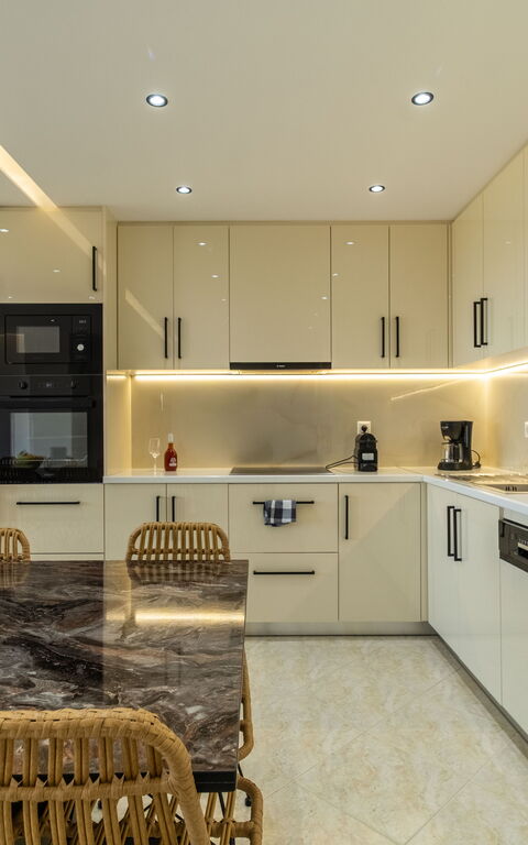 Villa Halepi: Kjøkken