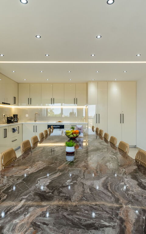 Villa Halepi: Kjøkken