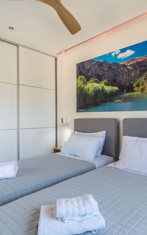 Villa Halepi: soverom