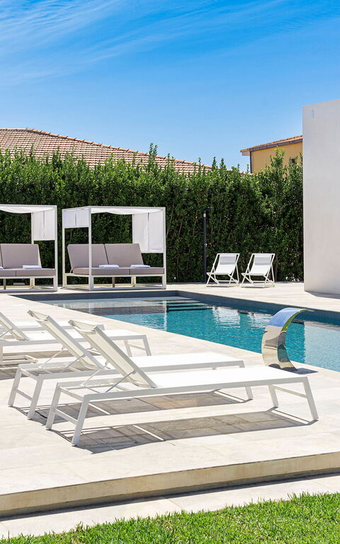 Villa Bonita: basseng, Eksteriør, Hage