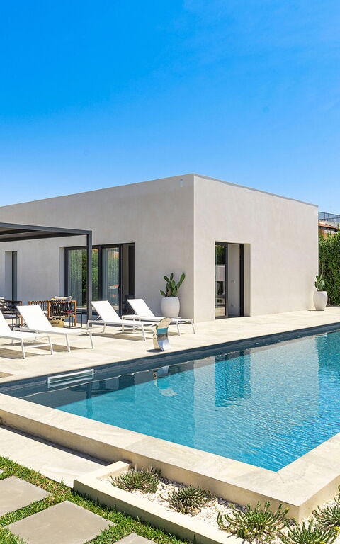 Villa Bonita: basseng, Eksteriør, Hage