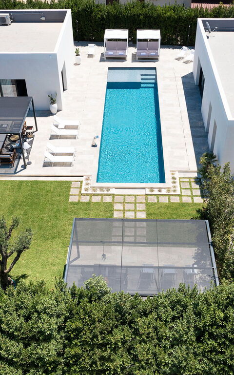 Villa Bonita: basseng, Eksteriør, Hage